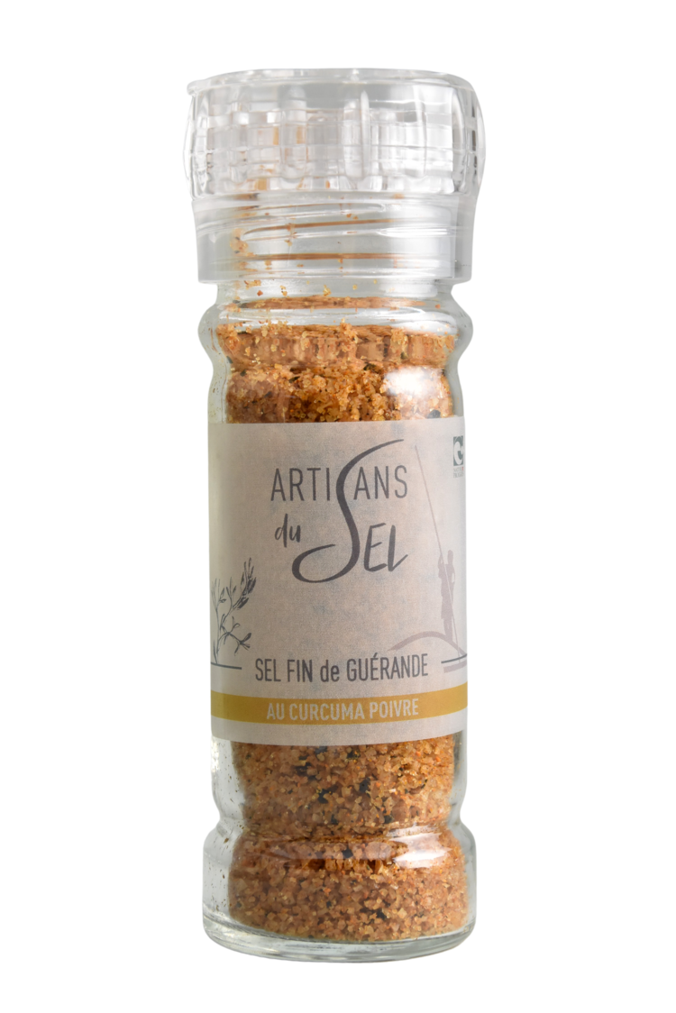 Moulin à Sel au Curcuma-Poivre 80g
