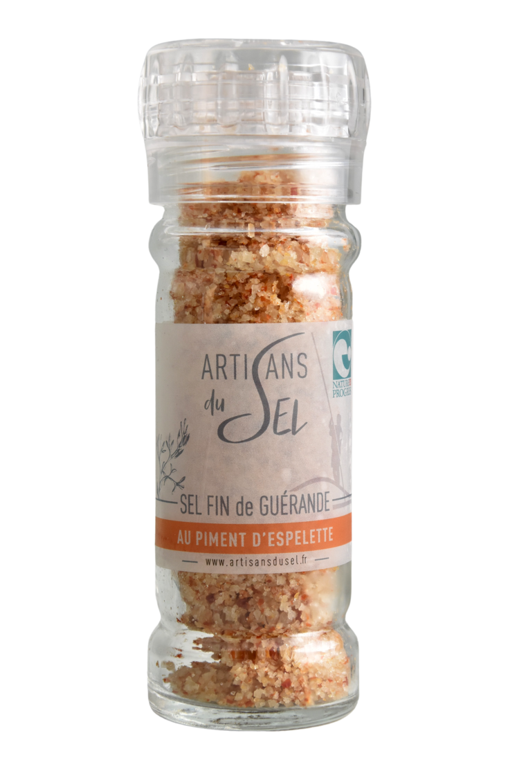 Moulin à Sel au Piment d'Espelette 80g