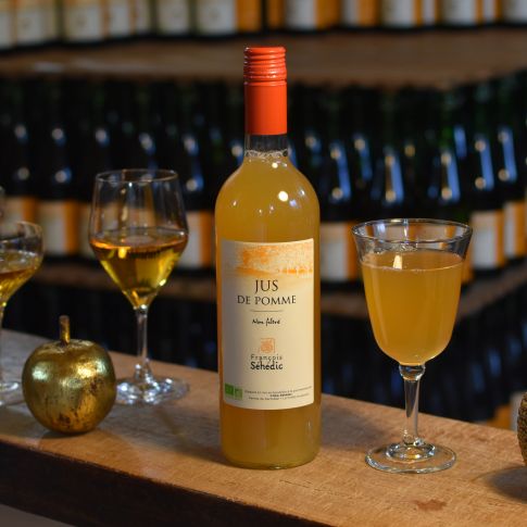 Jus de pomme non filtré 75cl