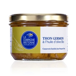 Thon Germon à l'huile d'olive vierge extra bio bocal