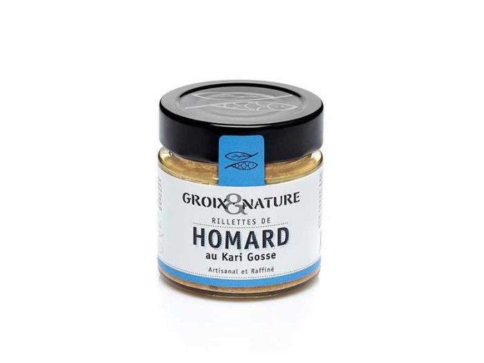 Rillettes de Homard Bleu au Kari Gosse Groix & Nature 100 g